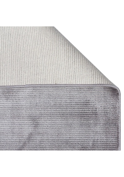 Hoom Rugs Como Nap 01 Antrasit Viskon & Floş Sık Dokuma Modern Salon Halısı Antrasit