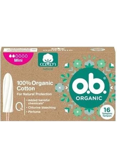 O.B Organik Tampon Mini 16'lı