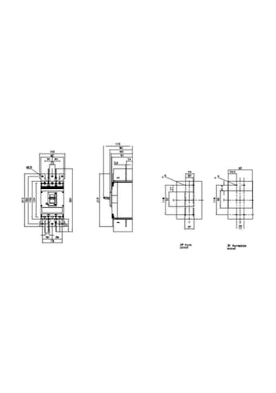 Siemens 3vj1110-3db32-0aa0 Sinoplus Kompakt Şalter, 3 Kutup 25ka 3vj11, 70a-100 Amper Ayarlı Tip Termik