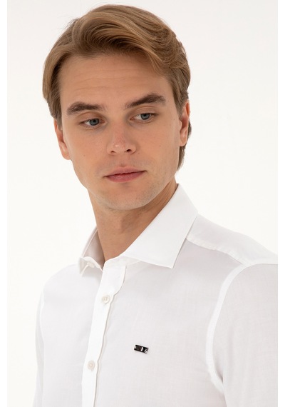 U.s. Polo Assn. Erkek Beyaz Gömlek Basic 50307673-vr013 Beyaz