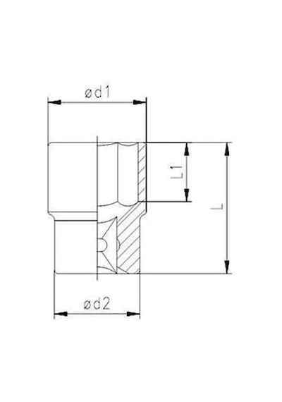 Elta 1115 1/2" Lokma Anahtar 19 Mm