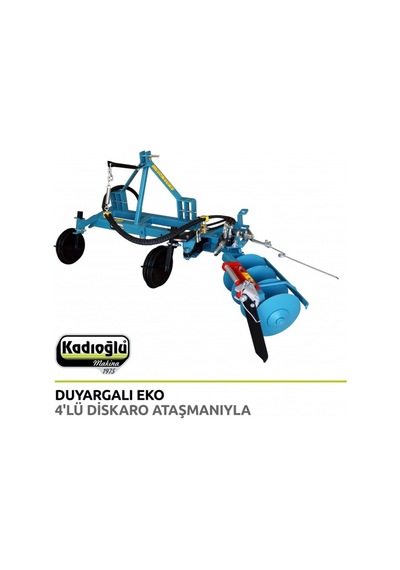 Kadıoğlu Eko Duyarga Taşıyıcı + Çapa Bıçağı + 4'lü Diskaro + Kapama + Pulluk