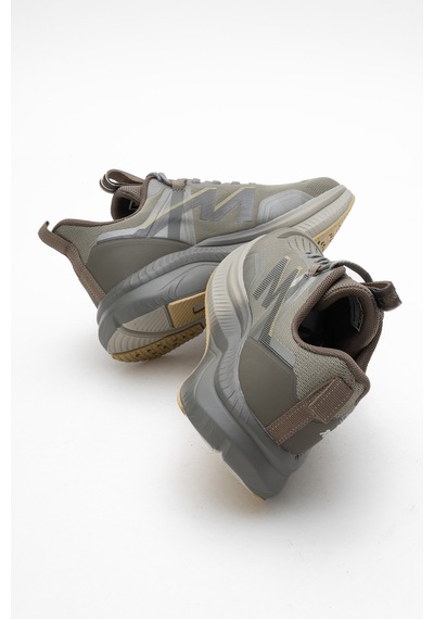 Marcomen Erkek Kalın Taban Bağcıklı Comfort Sneaker Mc 21426 Haki Haki