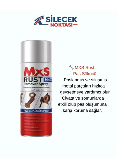 Mxs Rust Çok Amaçlı Güçlü Pas Sökücü Sprey 200ml 70055