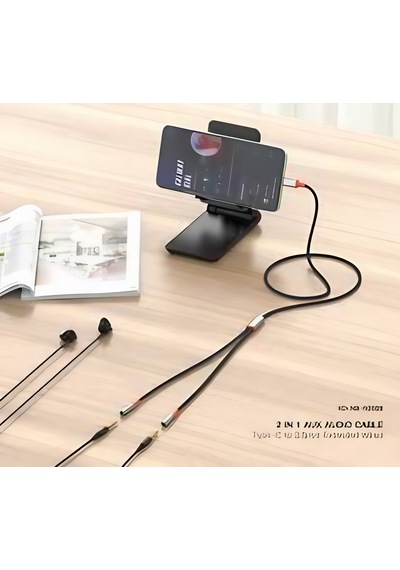 Nb-r269b 2ın1 Aux Audio Kablo Type-c To 3.5mm