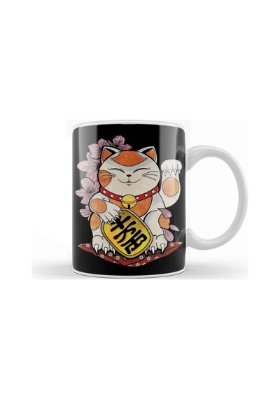 Lucky Neko Kupa Bardak Porselen Karışık