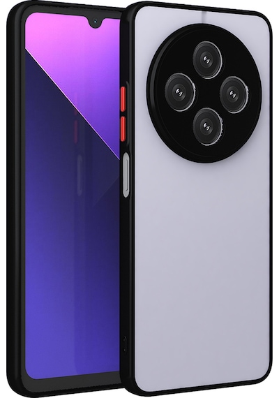 Zore Xiaomi Redmi 14c 4g Uyumlu Kılıf Msra Hux Kapak-siyah Siyah