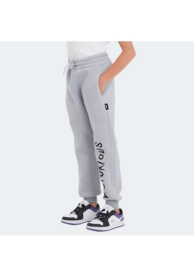 Slazenger LANEY Çocuk Cepli Taş Gri Eşofman Altı
