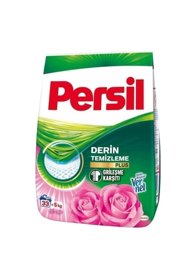 Persil Toz Gül Derinlemesine Temizleme Grileşme Karşıtı 5kg 33 Yıkama 2'li Set set-hnkdtj-5221-6170