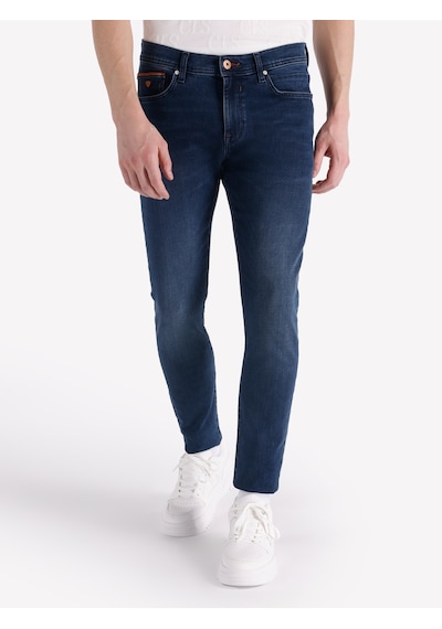 Colin's Colins 040 Alex Super Slim Fit Düşük Bel Dar Paça Koyu Mavi Erkek Pantolon Cl1065227 001