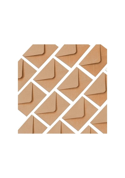 100 Adet Mektup Zarfı 13x18cm 100gr. Kraft