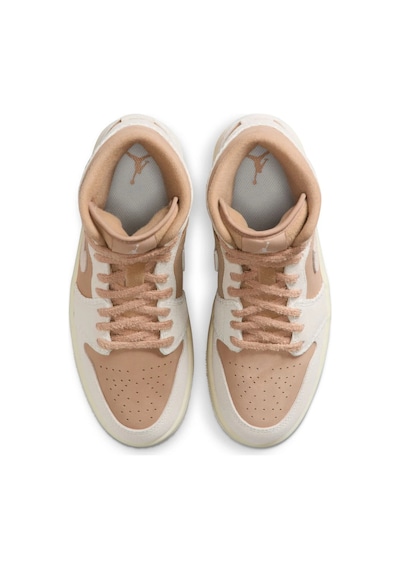 Nike Air Jordan 1 Mid Se 'hemp' Kadın Basketbol Ayakkabısı Hv4269-200 Çok Renkli