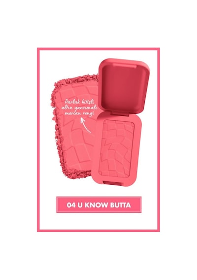 Nyx Professional Makeup Buttermelt Blush Kremsi Pembe Pudra Allık 04 U Know Butta