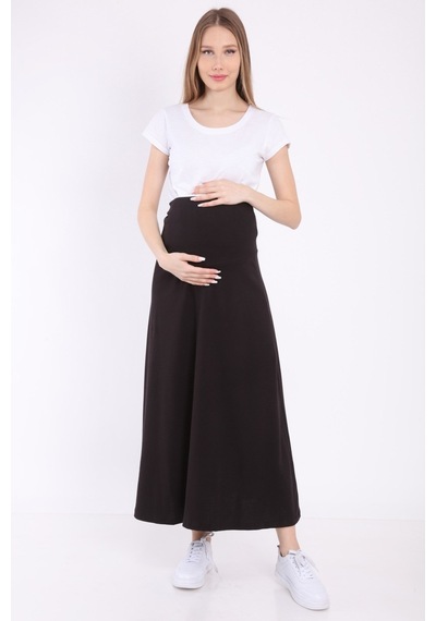 Luvmabelly Myra9030 Beli Ayarlanabilir Hamile Etek -siyah-siyah