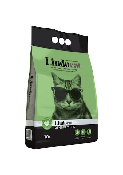 Lindo Cat Kokusuz Topaklaşan İnce Taneli Kedi Kumu 10 L