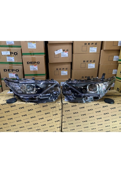 Toyota Auris 2015-2018 Arası Tyc Marka Ledli Sağ Ve Sol Far Takım 81130-02k30 / 81170-02k30