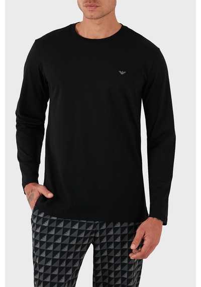Emporio Armani Erkek Pijama Takımı Em000611 Af14994 Mc273 Siyah Siyah