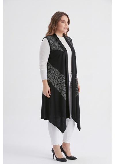 Wearon Kadın Düğmesiz Modelli Yelek 54148 Bgl-st05660 Siyah