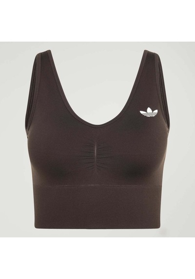 Adidas Ia4524 Seamless Bralet Kadın Bra Kahverengi