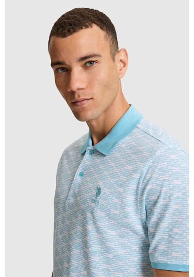 U.S. Polo Assn. U.s. Polo Assn. Erkek Aqua Tişört 50326959-vr007