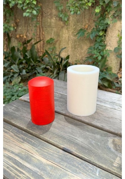 Rufus Concept Silindir 7,5x14cm Silikon Mum Kalıbı Genel