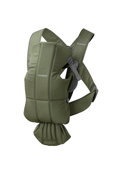Babybjörn Bliss Petal Ana Kucağı & Kanguru Mini Cotton Yenidoğan Seti / Dark Green