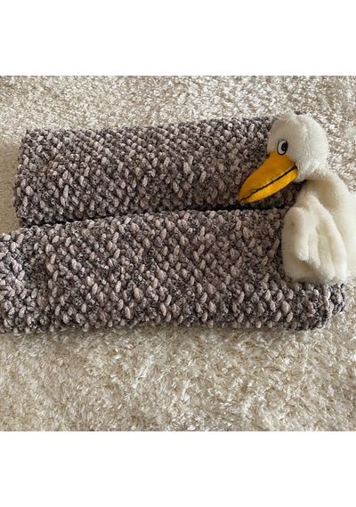 Bebek Battaniyesi Kahve Bej Kadife Kırçıllı 100 X 92Cm Kahverengi