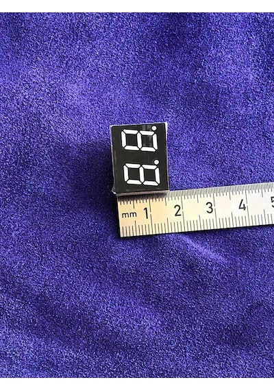 2 Karakter 7 Segment Led Display Kırmızı - 9 Pin Nümerik Gösterge
