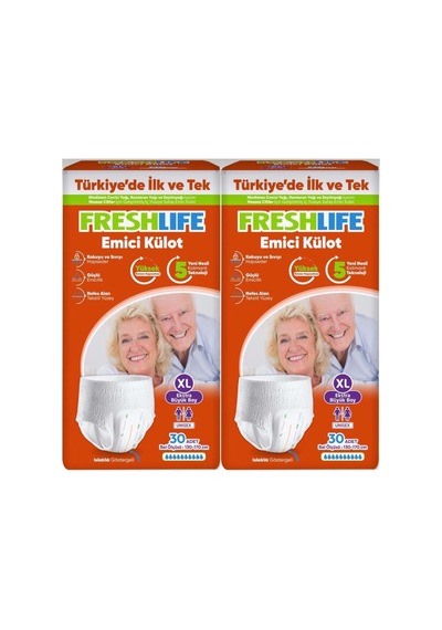 Emici Külot Yetişkin Bezi Xl Ekstra Büyük 60 Adet 2pk 30 XL