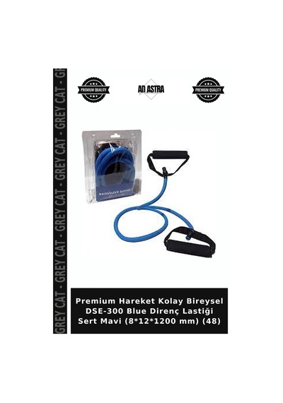 Premium Hareket Kolay Bireysel Dse-300 Blue Direnç Lastiği Sert Mavi 8 12 1200 Mm 48