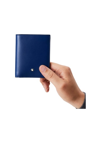 Mont Blanc Montblanc Meisterstück Compact Cüzdan 6 Cc 131695 Lacivert