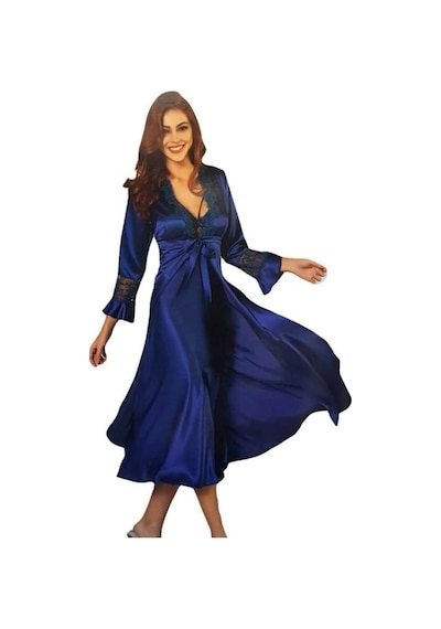 Pierre Cardin 6'lı Uzun Gecelik Sabahlık Set 6025 001