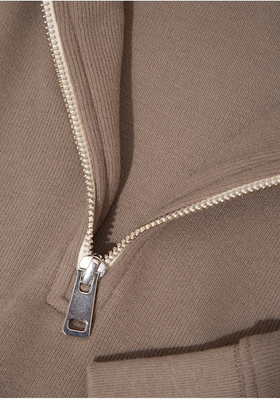 Mavi Erkek Yarım Fermuarlı Sweatshırt Walnut 0s10483-70380 Bej