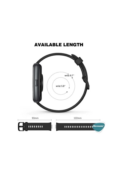 Huawei Watch Fit 2 Kordon, Silicone Sport Band Kırmızı Çok Renkli