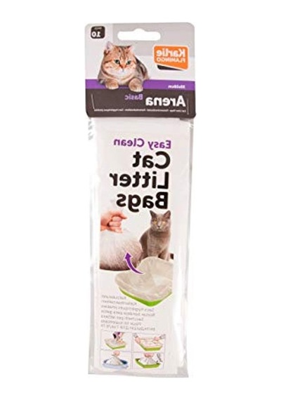 Karlıe Kedi Tuvaleti Poşeti 10lu Açık Gri