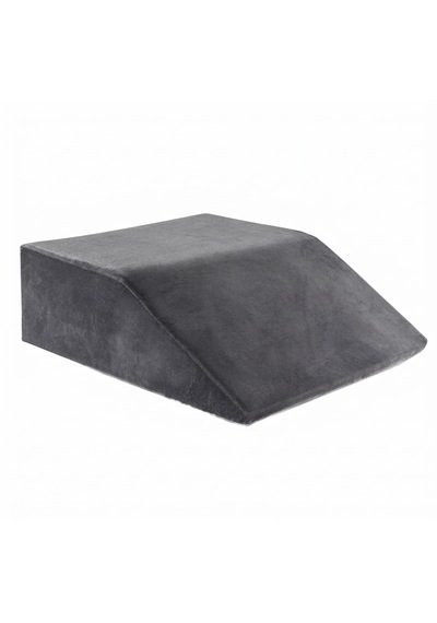Çok Amaçlı Dinlenme Çalışma Uzanma Yastığı Orta Sert Sünger Ortopedik Bacak Destek Ve Yastığı 61x53x20 Cm Koyu Gri