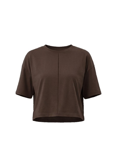 Cottonhıll Premium - Sway Collection Kahverengi Modal Bisiklet Yaka Nervür Dikiş Detaylı Tişört Cottonhıll Premium - Sway Collection Kahverengi Modal Bisiklet Yaka Nervür Dikiş Detaylı Tişört