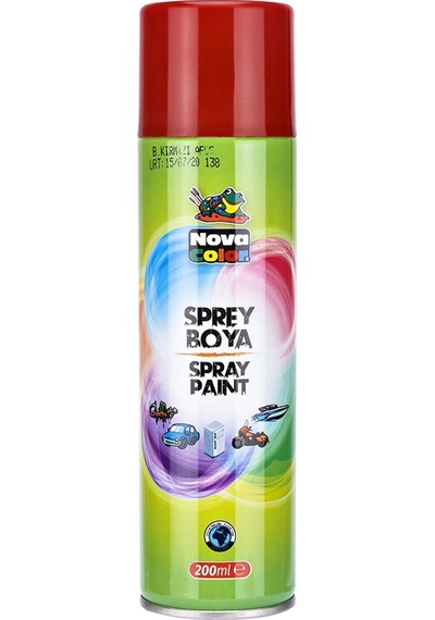 Nova Color Sprey Boya 200 Ml Kırmızı Diğer