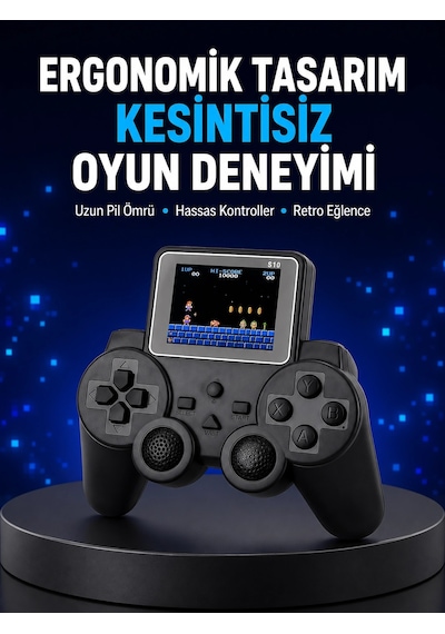 2025 S10 Gamepad 520 Klasik Retro Oyunlu Tv Bağlantılı A Kalite Orijinal Yeni Nesil