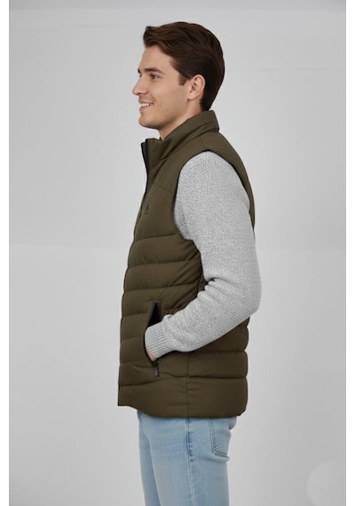 Dynamo Erkek Spor Şişme Yelek 4023 Bgl-st04911 VİZON