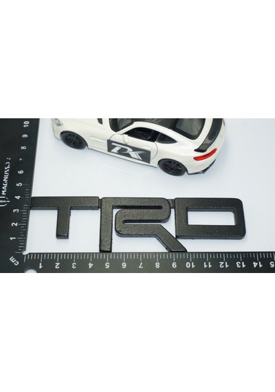 Dk Tuning Trd Bagaj Siyah Abs 3m 3d Logo Amblem Toyota İle Uyumlu