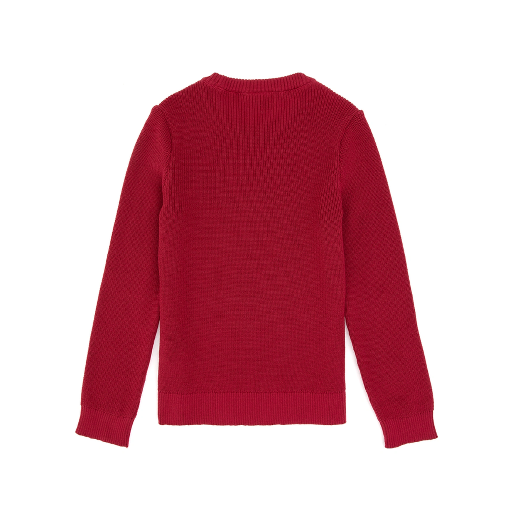 U.S. Polo Assn. Kız Çocuk Koyu Frambuaz Bisiklet Yaka Basic Kazak 50316842-VR104
