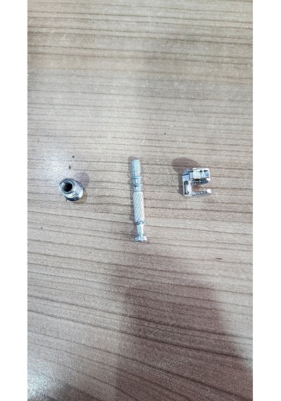 Minifix Takımı Metal Dübel Seti 10 Takım Mobilya Bağlantı Aparatı Dolap Birleştirme Çoklu Renk