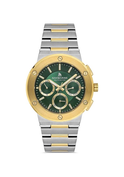 Navimarine Nm256-05 Erkek Kol Saati Gold - Gümüş