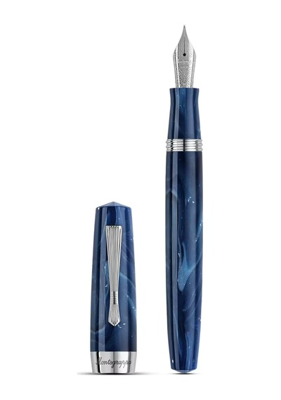 Montegrappa Elmo 02 Nebula Dolma Kalem - F Uç Ise2r2ad Mavi