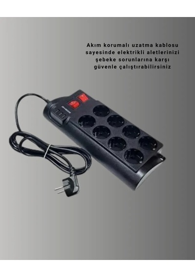 Astraltech 8 Prizli 3 Usb'li Termal Korumalı Uzatma Kablosu