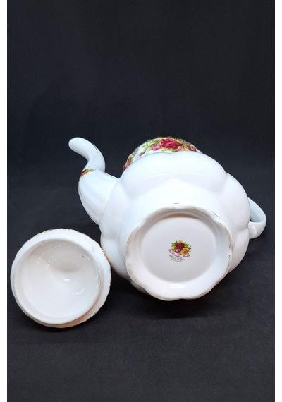 Old Country Roses Bone China Büyük Boy Porselen Fincan Sunum Ürünü 1.7 L Kırmızı