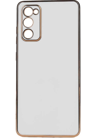 Zore Galaxy Uyumlu A03s Kılıf Bark Kapak - Beyaz Beyaz