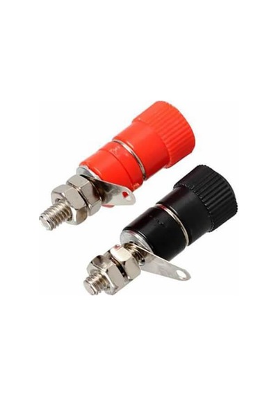 Koodmax 5 Takım 4mm Orta Boy Born Klemens 5 Kırmızı - 5 Siyah