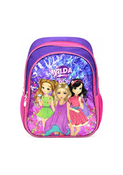 Wilda Girl Anaokulu Okul Çantası Çocuk Sırt Çantası Günlük Okul Kullanımı 30 X 24 X 11 Cm Çok Renkli